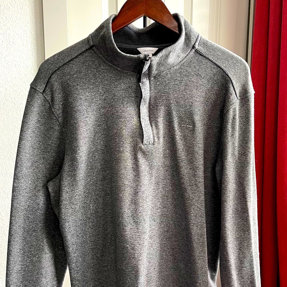 Calvin Klein grey zipper jacket